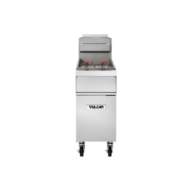 Vulcan 1Gr85M-Lp Heavy-Duty Lp Floor Fryer – 85–90 Lb Oil Capacity, 150K Btu 1
