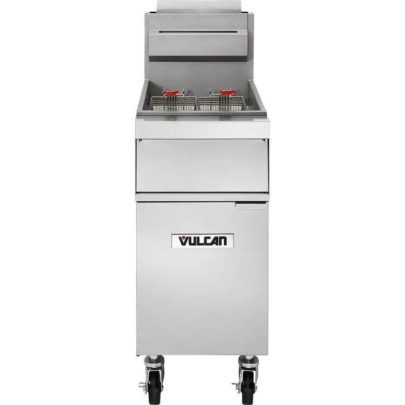 Vulcan 2Gr45Mf-Lp Dual-Unit Lp Floor Fryer – 45–50 Lb Capacity, 240K Btu 1