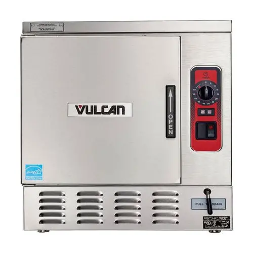 Vulcan C24Eo3Af 3-Pan Electric Boilerless Steamer – Auto-Fill, 208V/3-Phase, 8 Kw Output 1