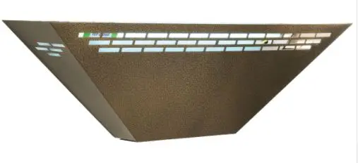 Wall-Mount Insect Light Trap With Glueboard – 900 Sq Ft Coverage, Gold Vein Design 1