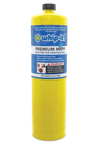 Whip-It! Bu-Prem-Mapp 14.1 Oz Premium Mapp Gas Refill Canister 1