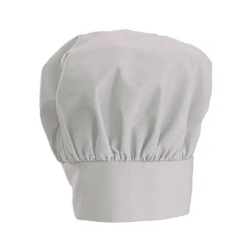 White Chef Hat – 13" Mushroom Top With Velcro Closure, Winco Ch-13Wh 1