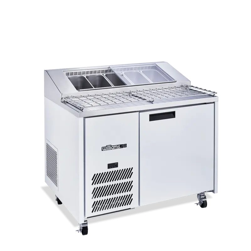 Williams Jade Hj1Pcba – 1-Door White Colorbond Pizza Prep Counter With Blown Air Cooling 1