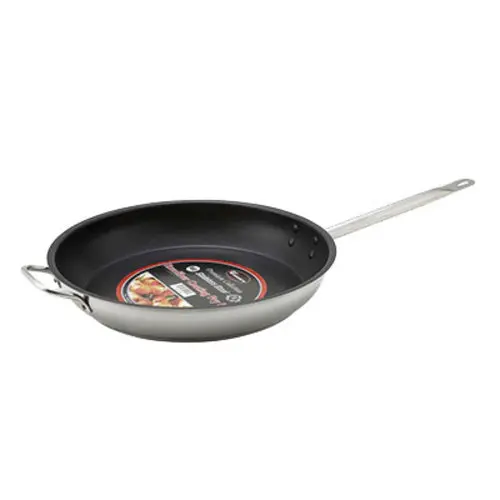 Winco 12-Inch Non-Stick Stainless Steel Fry Pan (Ssfp-12Ns) 1