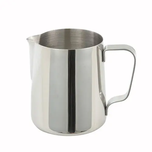 Winco 33-Ounce Stainless Steel Frothing Pitcher 1