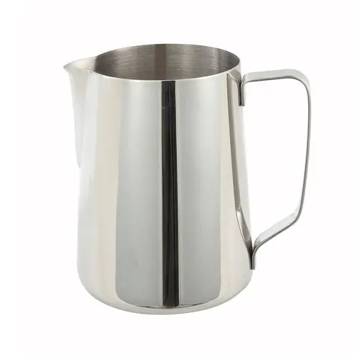 Winco 66-Ounce Stainless Steel Frothing Pitcher For Baristas 1