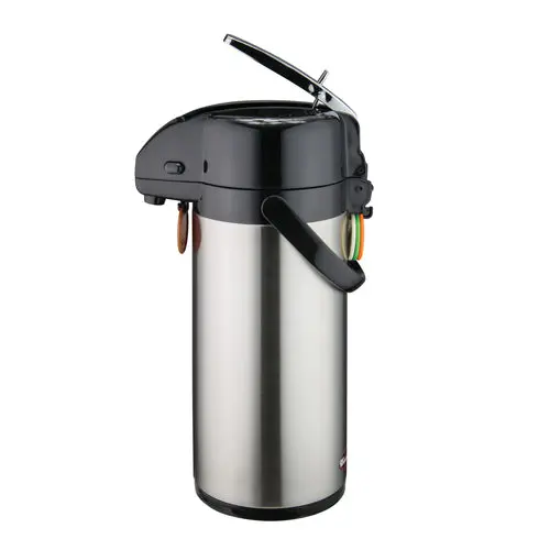 Winco Apsk-725 2.5-Liter Lever-Top Stainless Steel Lined Airpot – Commercial Grade 1