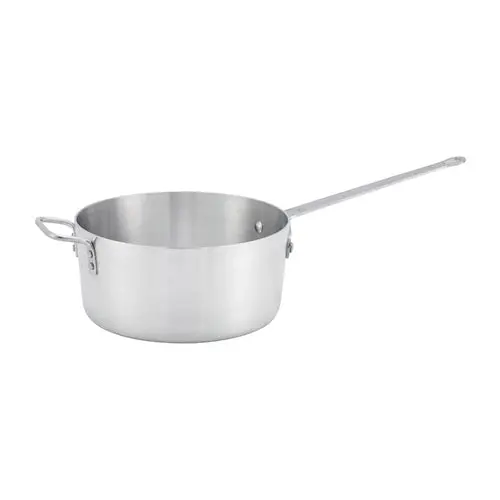 Winco Asp-7 7-Quart Tapered Aluminum Sauce Pan For Even Heating 1