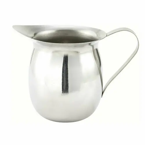 Winco Bcs-8 8-Ounce Stainless Steel Bell-Shaped Creamer 1