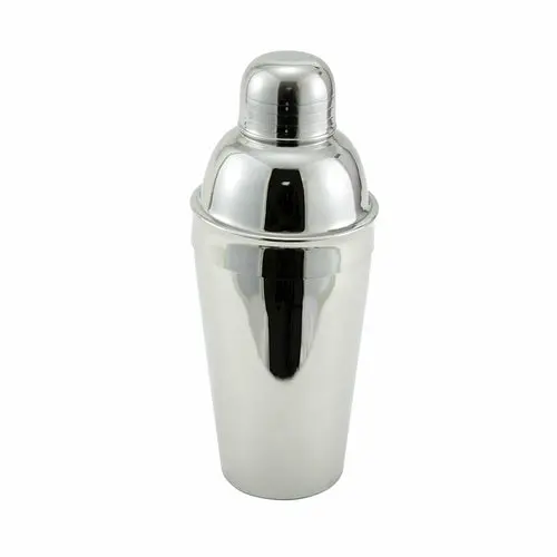 Winco Deluxe 3-Piece Bar Shaker Set – 16 Oz Stainless Steel 1