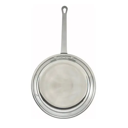 Winco Majestic Afp-10 10-Inch Mirror-Finish Aluminum Fry Pan 1