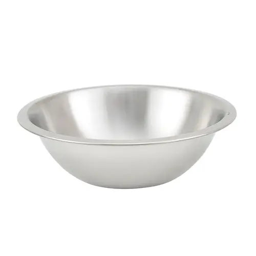 Winco Mxhv-150 1.5 Qt Heavy-Duty Stainless Steel Shallow Mixing Bowl 1
