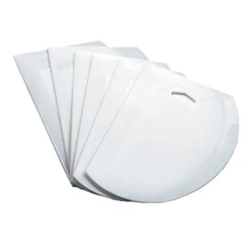 Winco Pds-7 Single White Plastic Dough Scraper/Cutter (7.5" X 4.75") 1