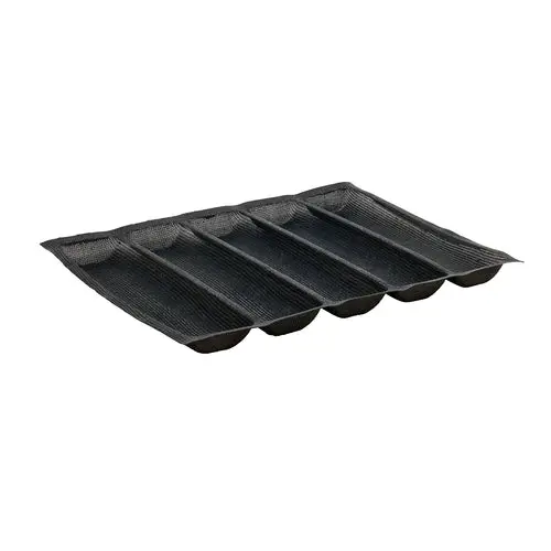 Winco Sbf-5K Five-Roll Silicone Bread Form – 18" X 13", Flexible & Non-Stick 1