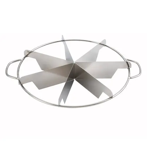 Winco Scu-7 7-Section Pie Divider – Heavy-Duty Stainless Steel 1