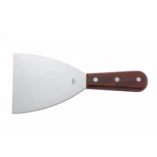 Winco Tn54 Grill Scraper – 4-7/8" X 4" Stainless Steel Blade And Durable Wood Handle 1