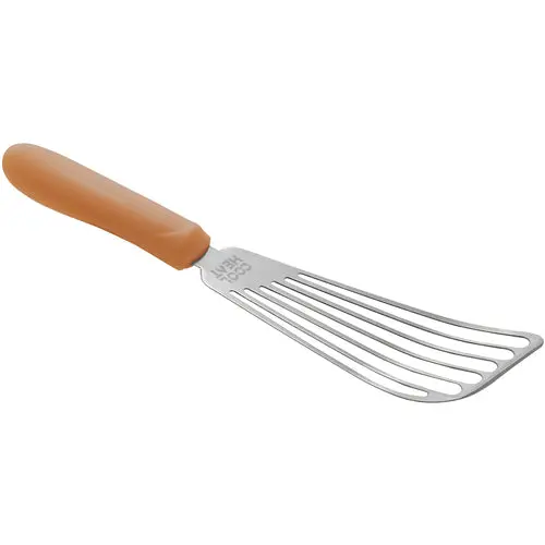 Winco Tnh-60 High-Heat Fish Spatula With Flexible 6.75" X 3.25" Blade 1