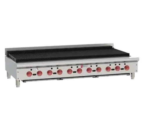 Wolf Acb60 60" Low-Profile Countertop Gas Charbroiler 1