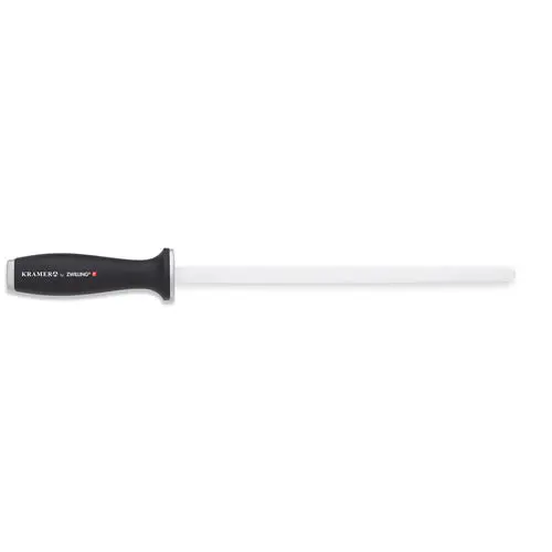 Zwilling Kramer 10-Inch Ceramic Honing Rod With Ergonomic Plastic Grip 1