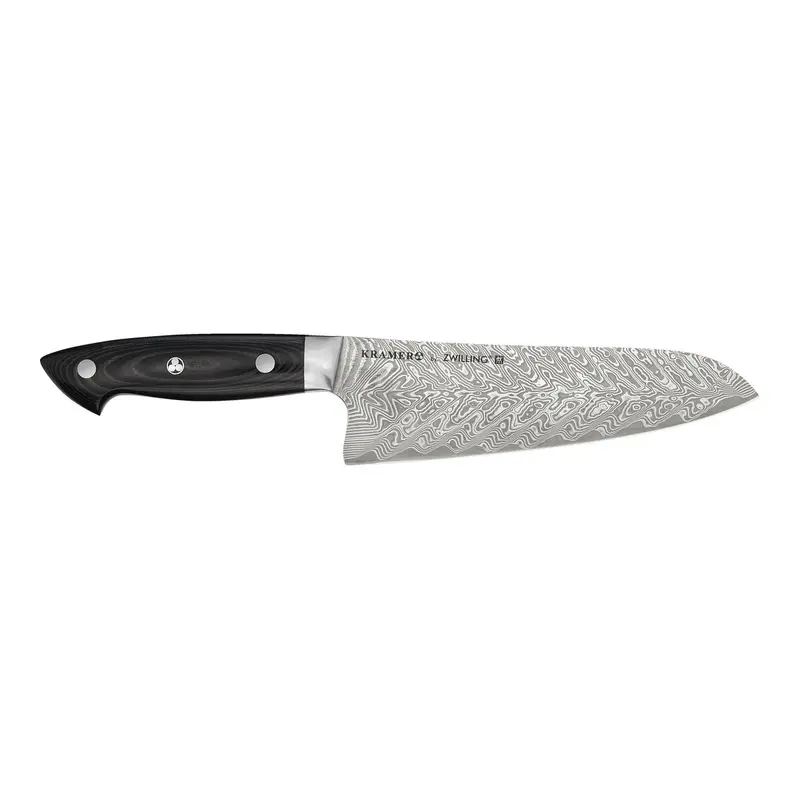 Zwilling Kramer Euroline 7-Inch Santoku Knife – Stainless Damascus Blade 1